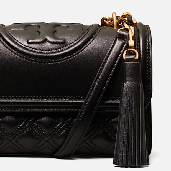 Tory Burch Fleming Small Quilted Leather Convertible Shoulder Bag - Picture 2 of 14